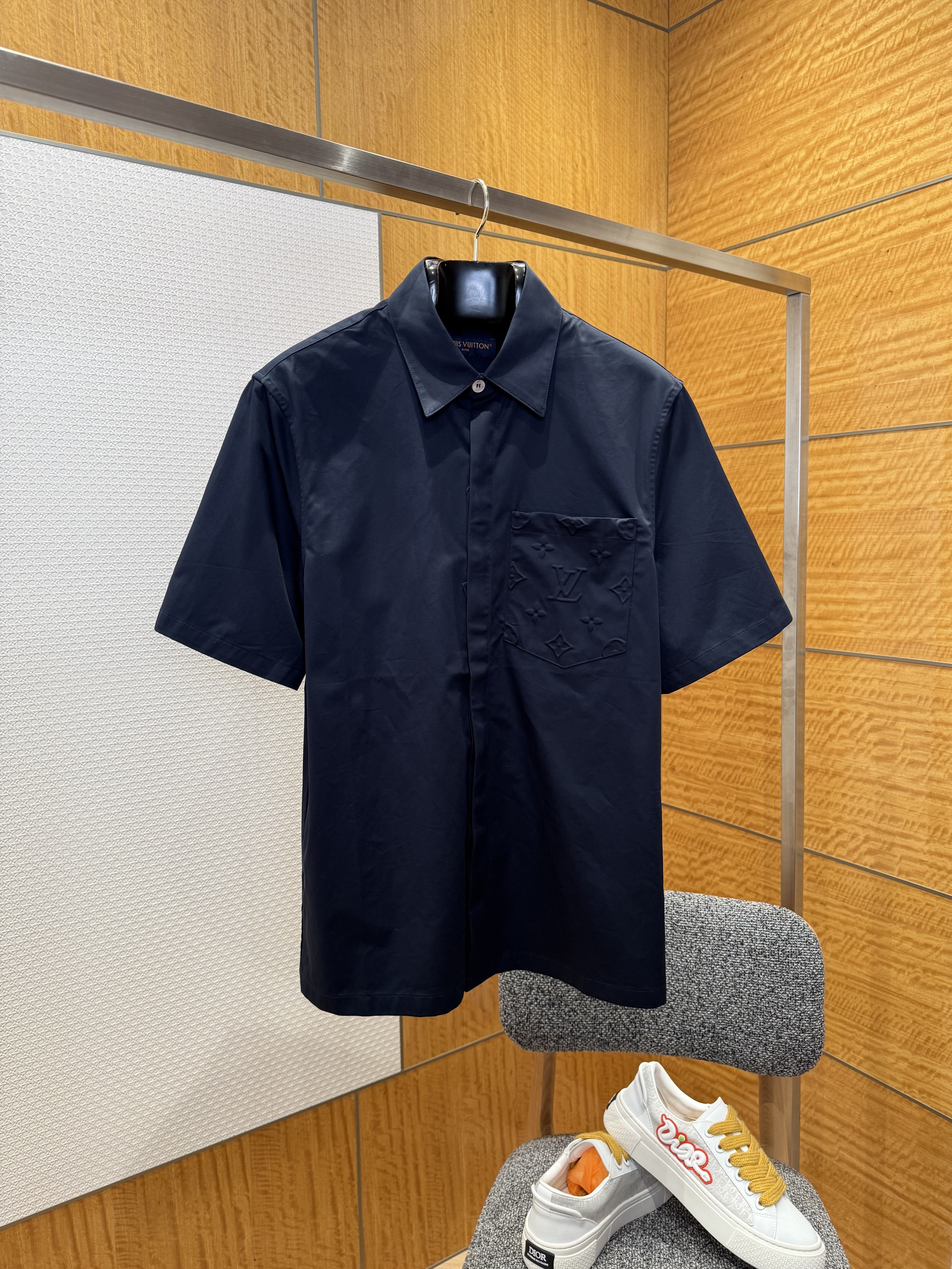 LV Monogram Pocket Short-Sleeved Shirt