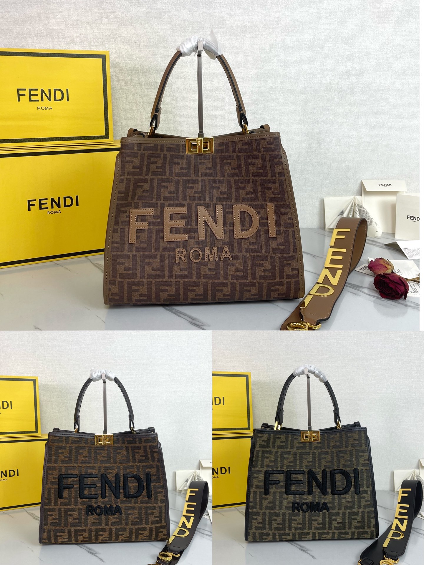 Fendi Peekaboo ISeeU Tote Bag