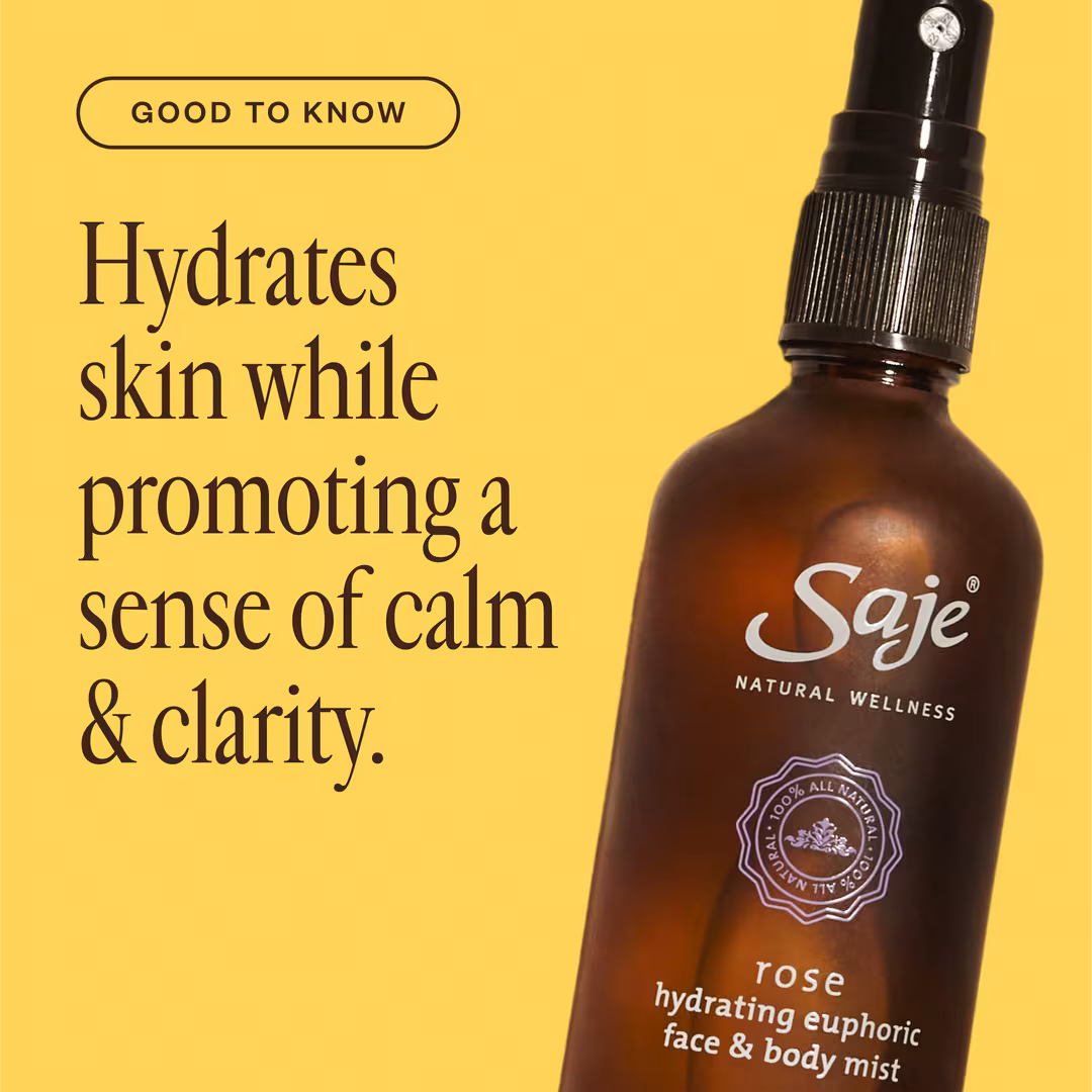 Saje Natural Wellness  Rose Hydrating Euphoric Mist