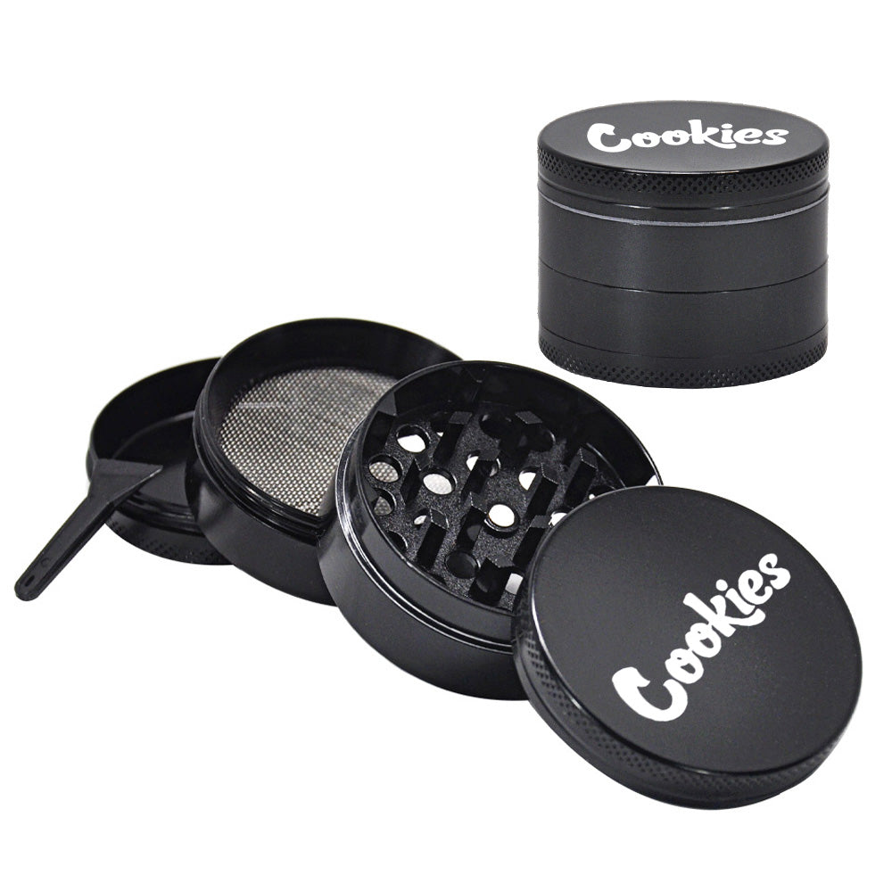 Cookies Zinc Alloy Weed Grinder 4 Layer