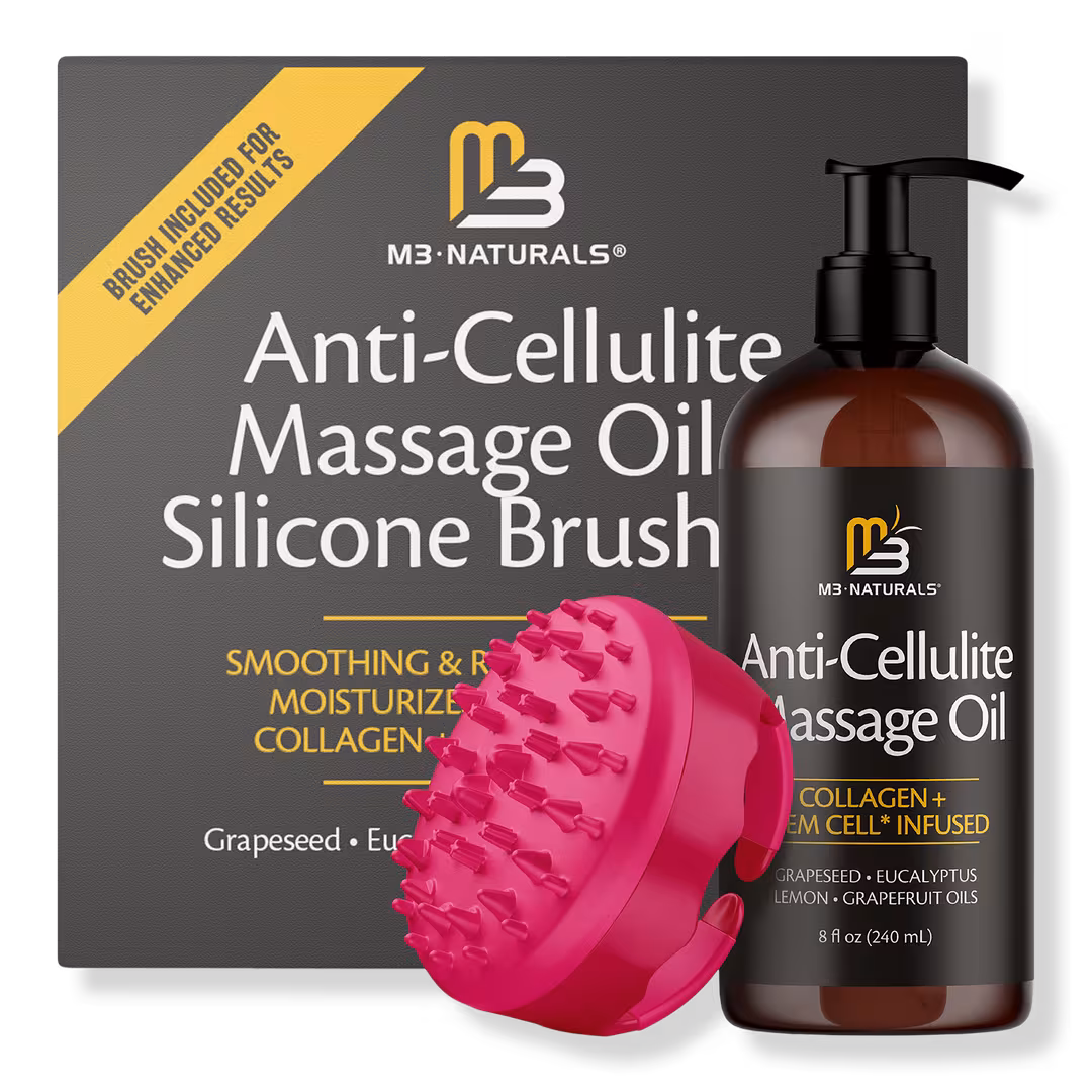 M3  Anti-Cellulite Oil & Silicone Brush Kit
