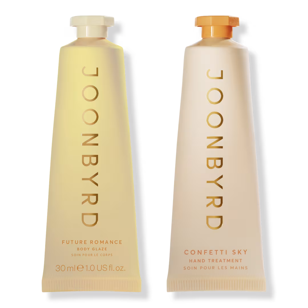 Joonbyrd  Pro-Aging Body & Hand Duo - Future Romance Body Glaze & Confetti Sky Hand Serum