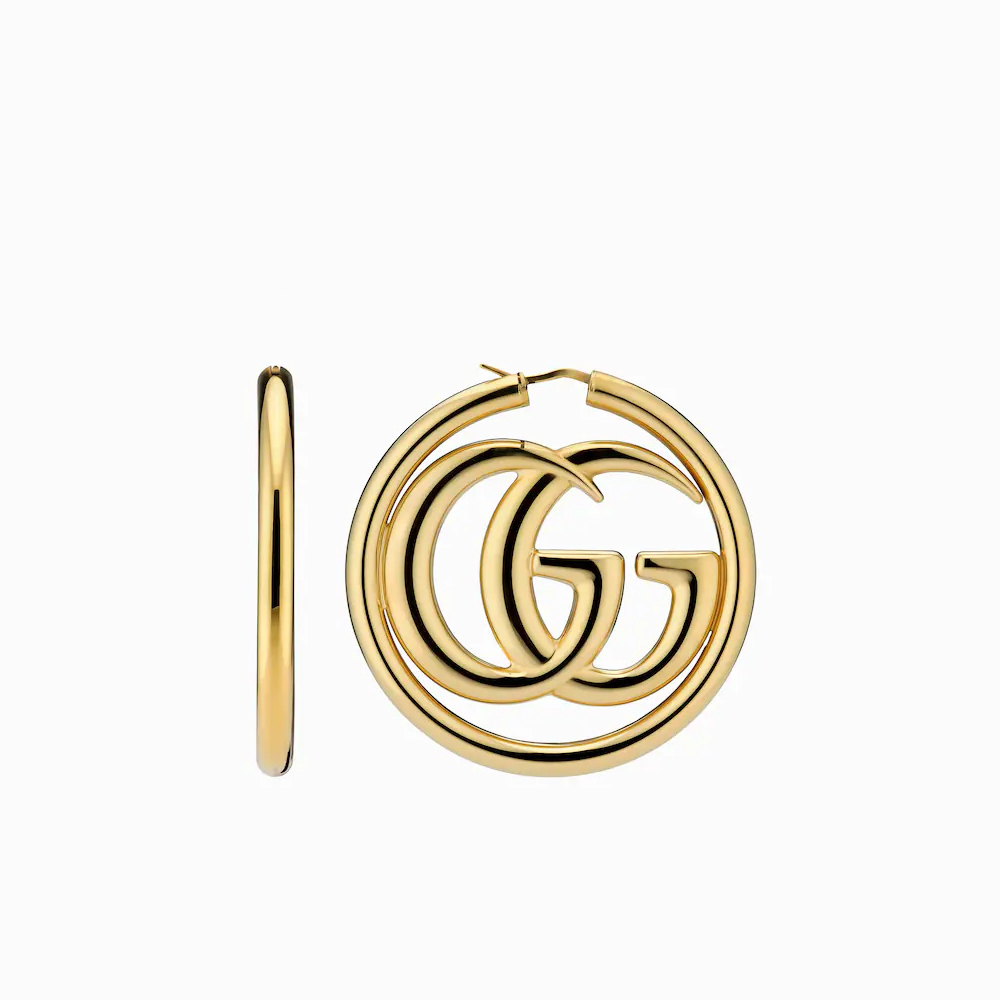 Gucci GG Marmont hoop earrings