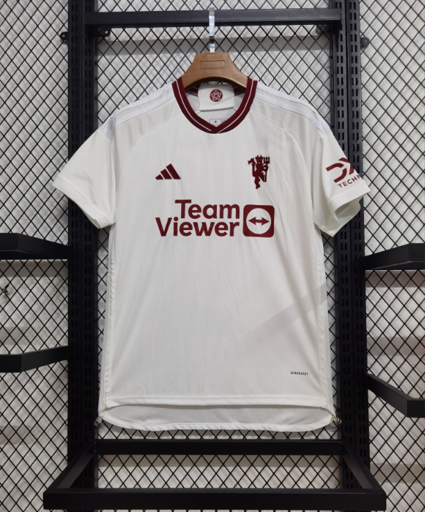 2023 2024 Manchester United Third Away  Football Shirt (Fans Edition)