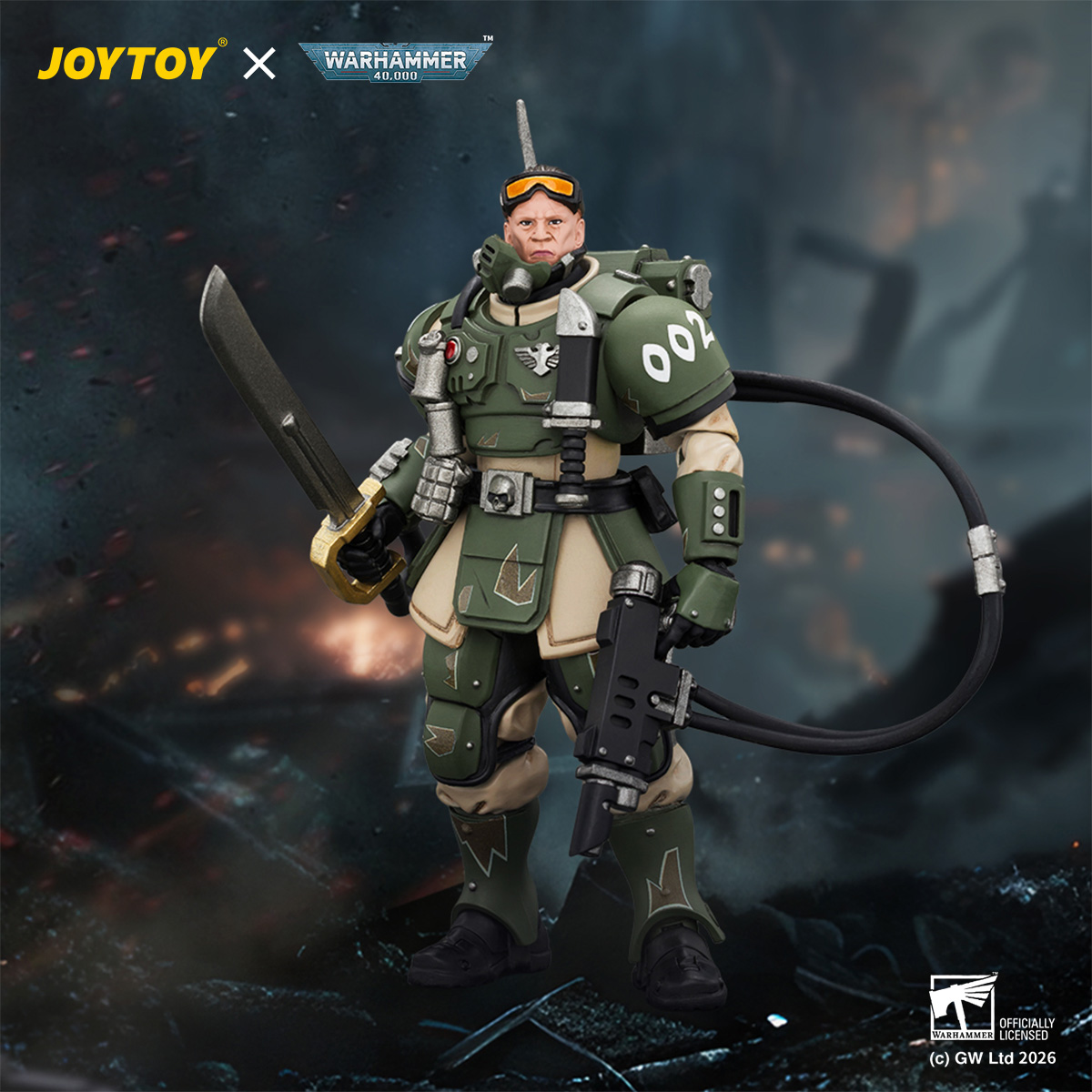 JOYTOY Warhammer 40,000 Astra Militarum Kasrkin - JOYTOY WORLD