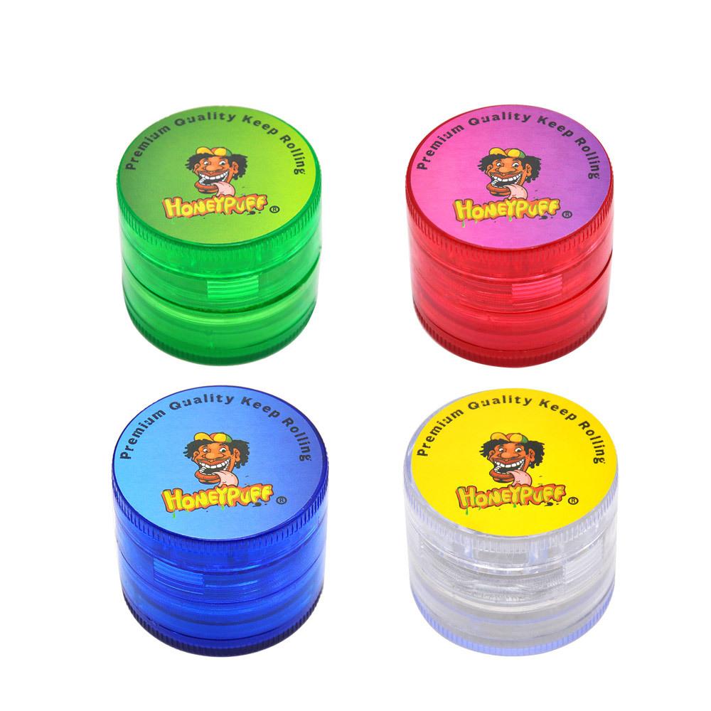 Honepuff Plastic Smoke Weed Grinder 4 Layer