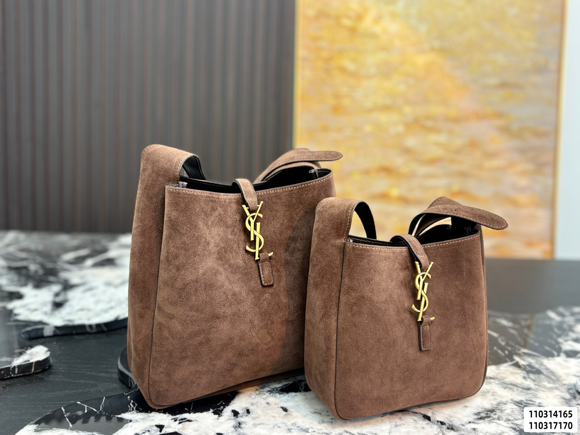 YSL Le 5 à 7 Hobo Bag in Suede