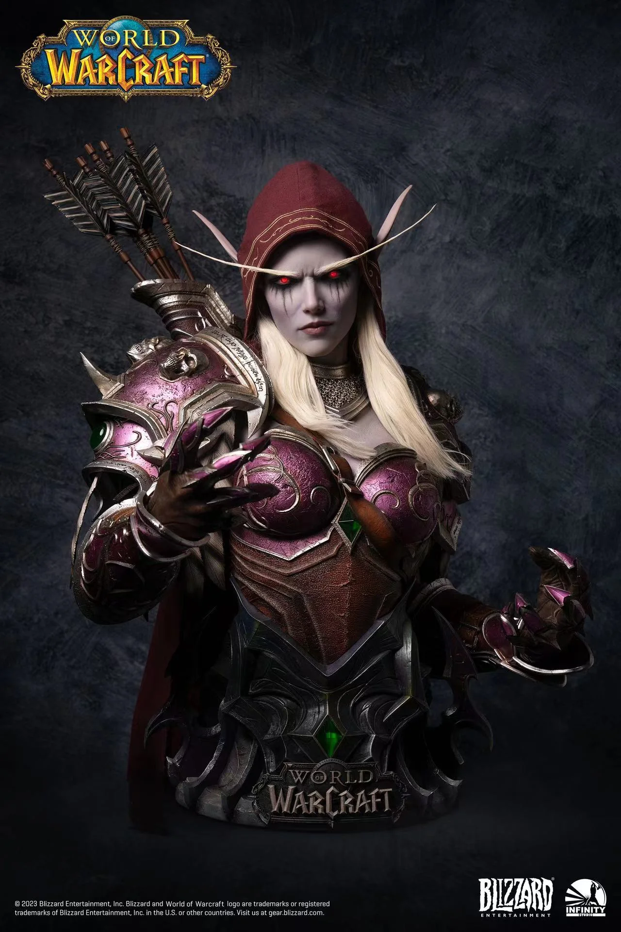 World of Warcraft - Sylvanas Windrunner | 1:1 Resin Bust | von Infinity Studio