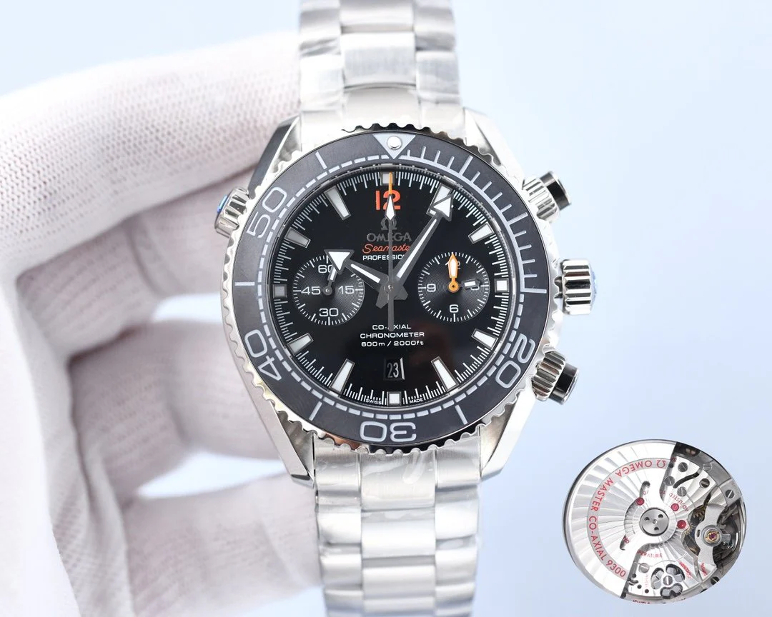Omega Watch SEAMASTER PLANET OCEAN 600 CHRONOGRAPH BLACK DIAL