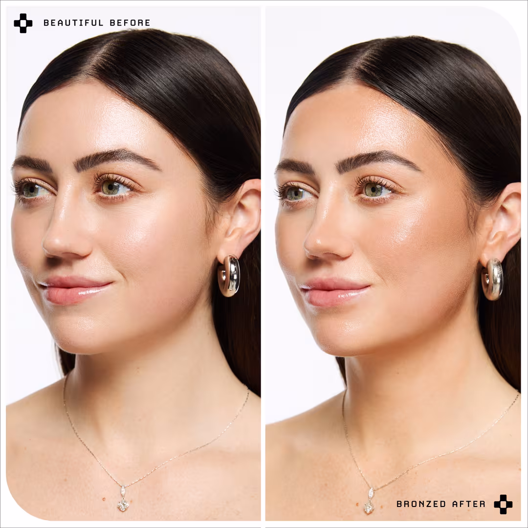 BiotechBeauty  BiomeBronze Barrier-Repairing Cream Bronzer Stick with Polypeptides