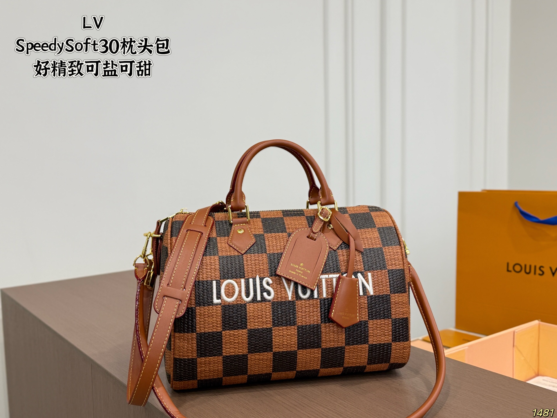 LV Speedy Soft 30 Pillow Case