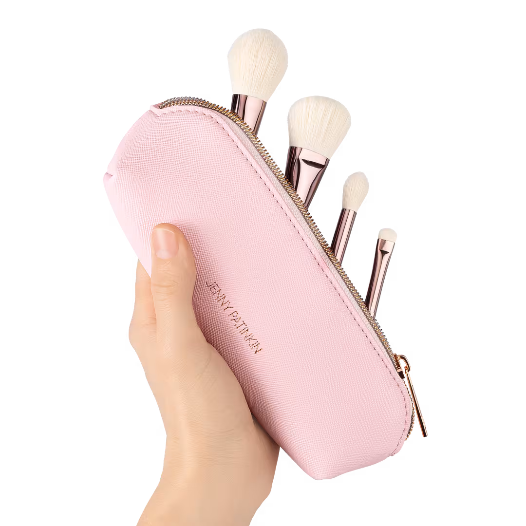 Jenny Patinkin  Demi Dual-Ended Makeup Brush Set | Travel Vegan Brush Kit