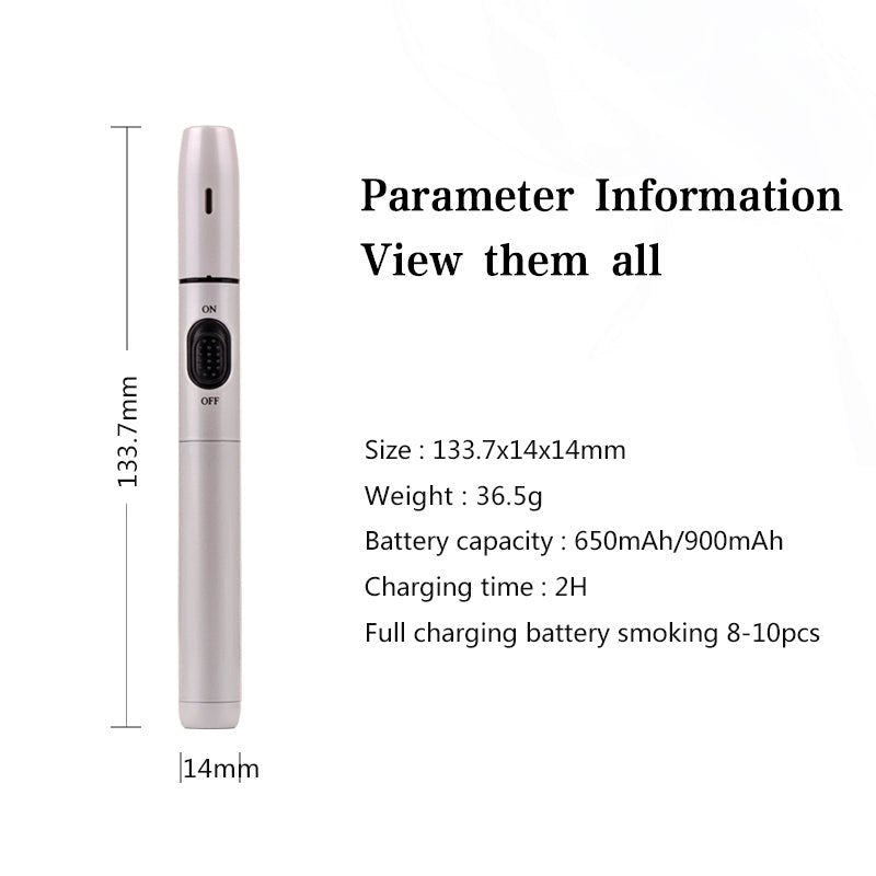 GXG Push Heat Not Burn Vape Pen Kit 650mAh