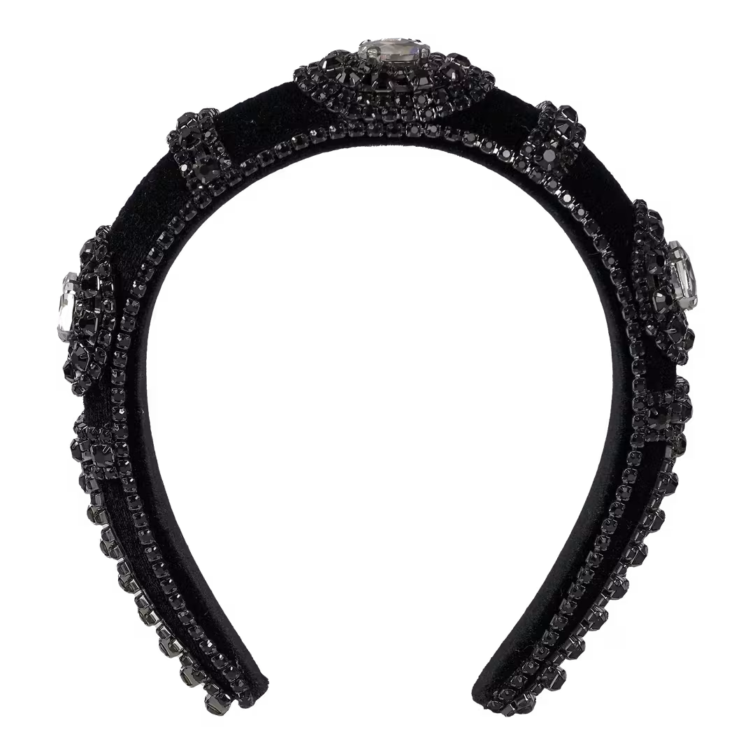 Locks & Mane  Elegant Onyx Headband