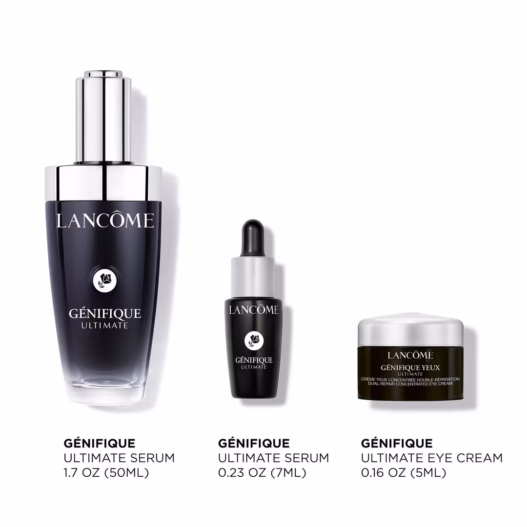 Lancôme  Génifique Ultimate Recovery Face Serum & Eye Cream 3 Piece Skincare Set
