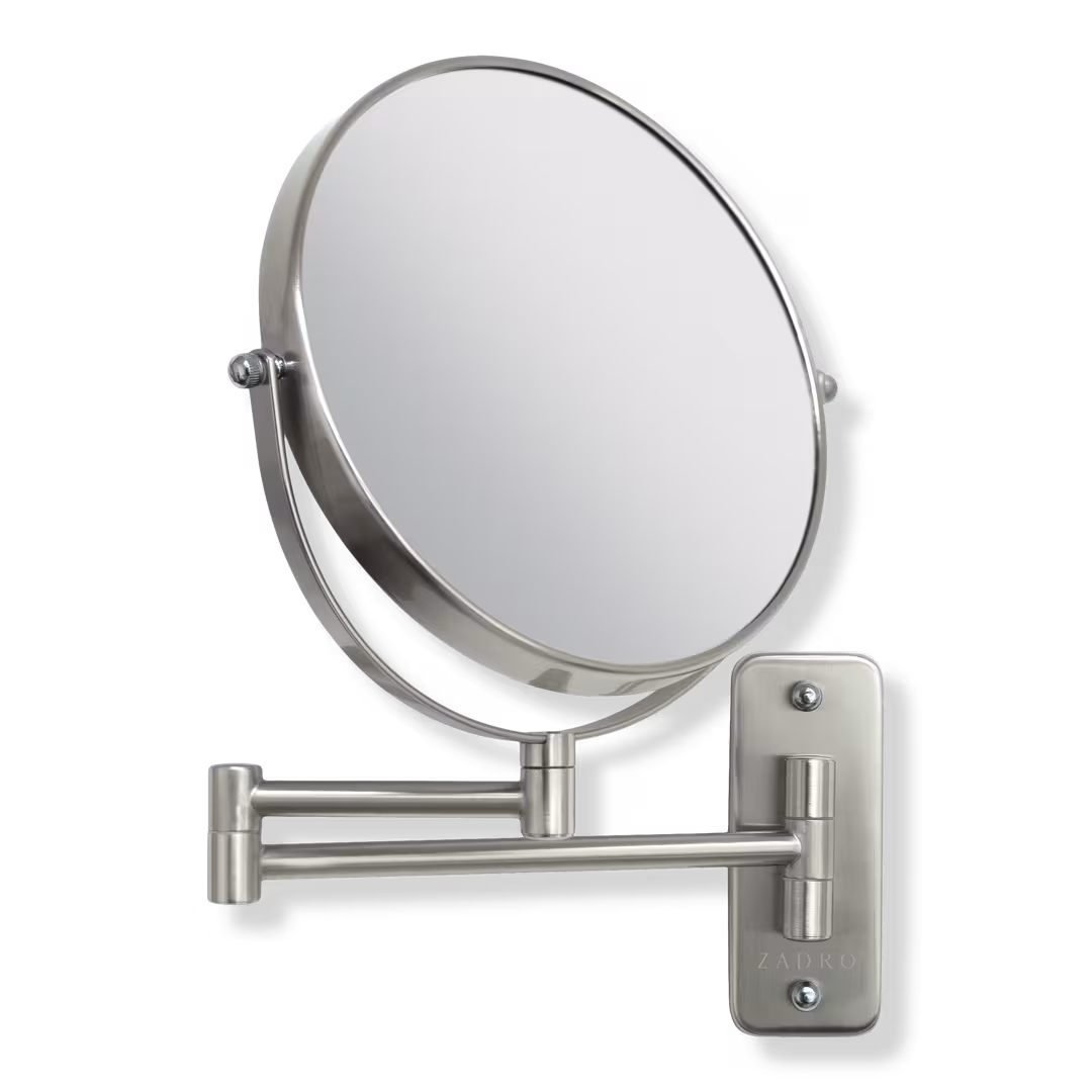 Zadro  Wall Mounted Makeup Mirror with 8X/1X Magnification