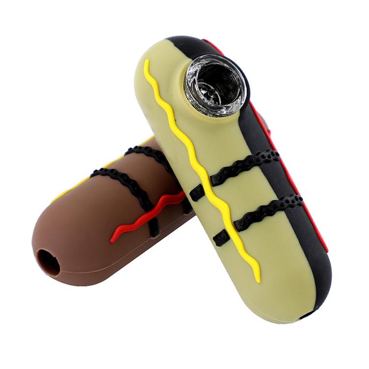 Sausage Silicone Hand Pipe