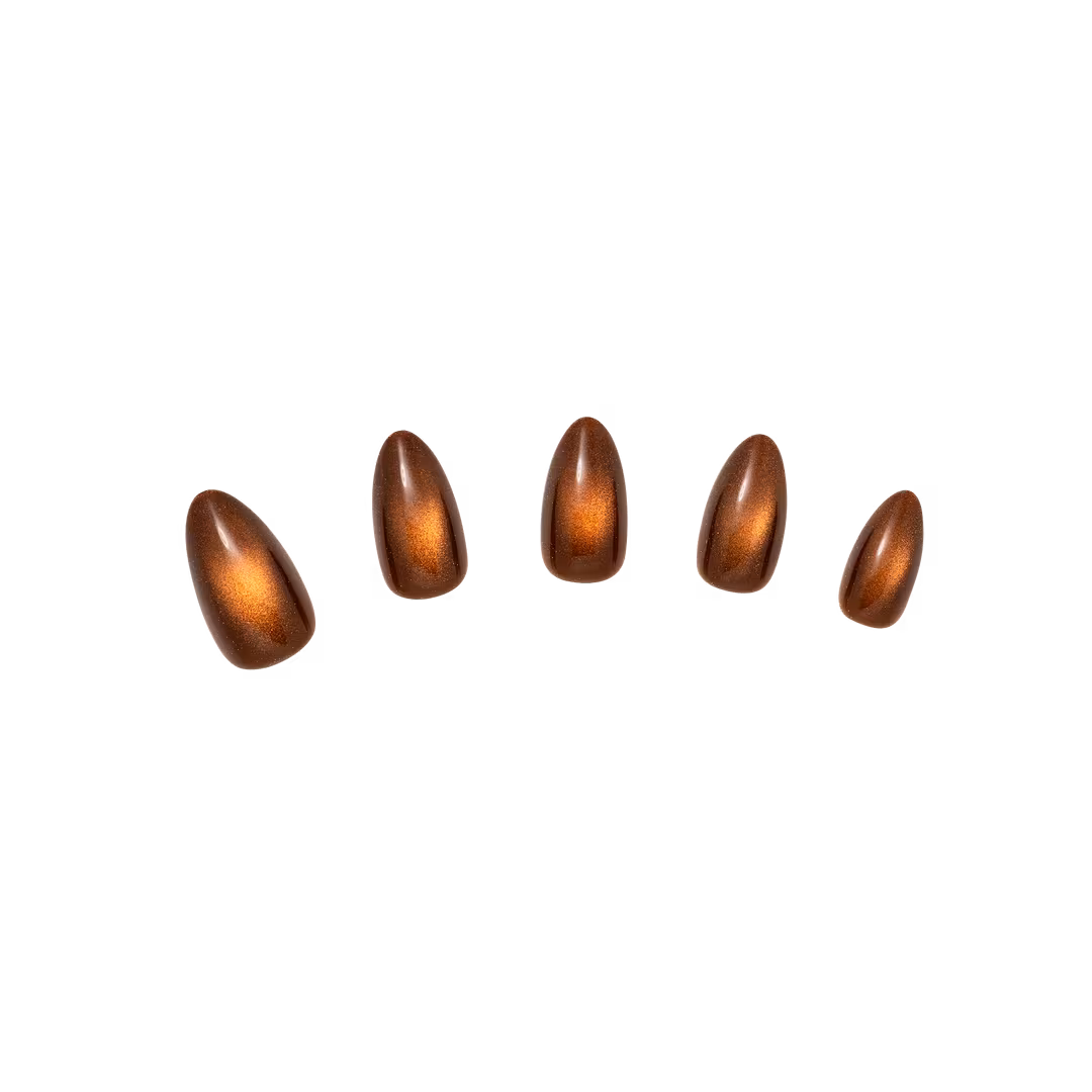 Nail Reformation  Brown Velour Press On Nails