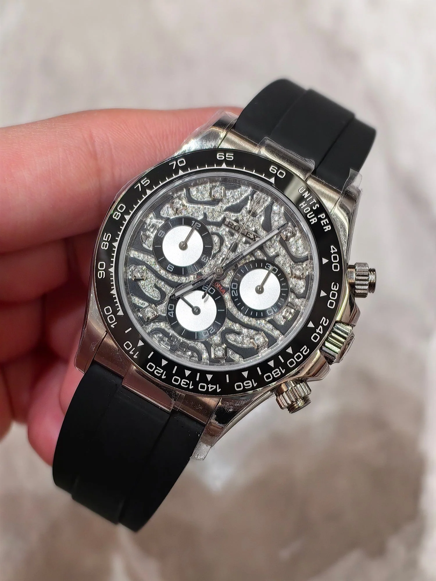 Rolex Watch Daytona 40mm Black Diamond