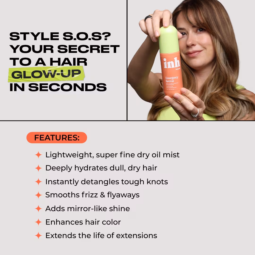 inh HAIR  Emergency Revival High-Gloss Detangler