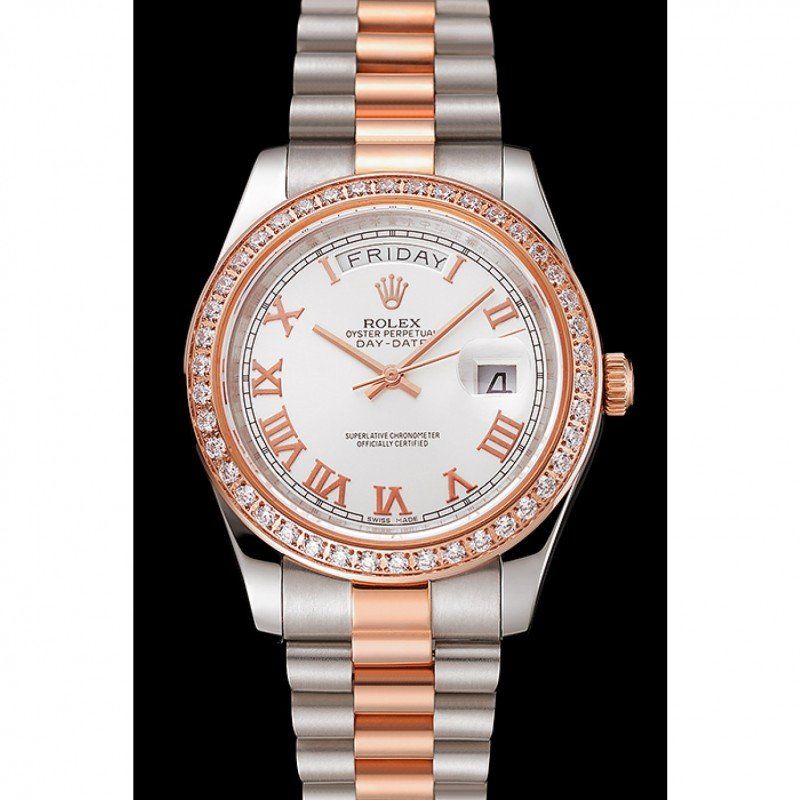 Superclone Rolex Day-Date 41mm White Dial 1454108
