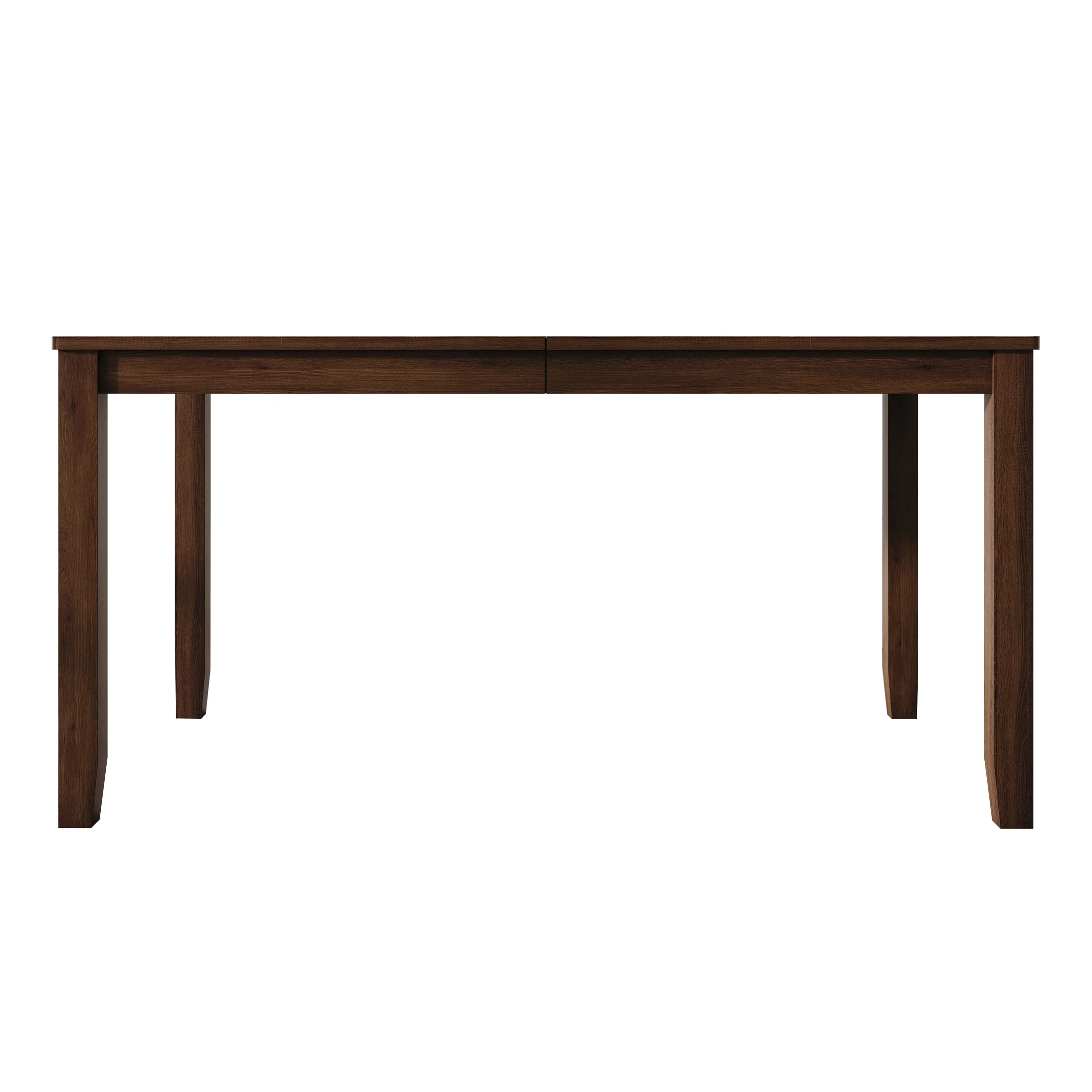 Castle Place Classic Rectangle Wooden Indoor Dining Table, Brown
