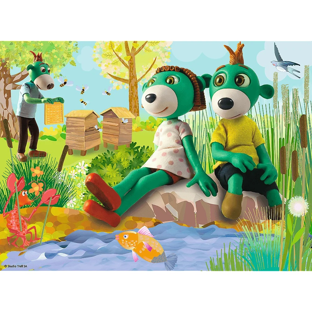 Puzzle Rodzina Treflików 30 El. Trefliki Nad Stawem