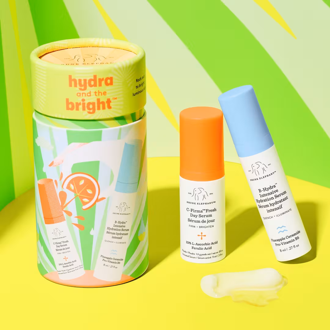 Drunk Elephant  Hydra and the Bright Travel Size Duo