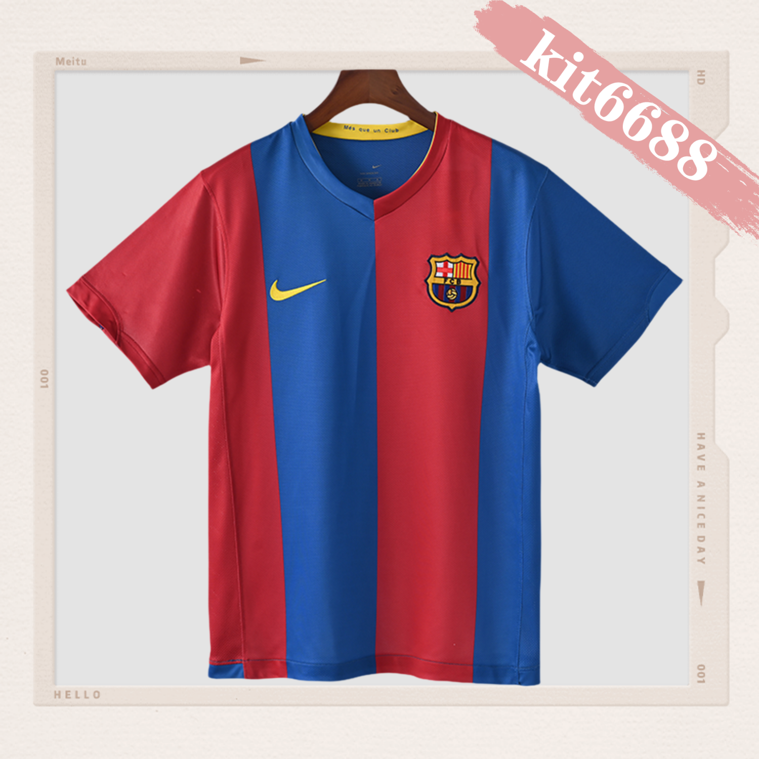 2006/2007 Barcelona Home Retro Football Shirt