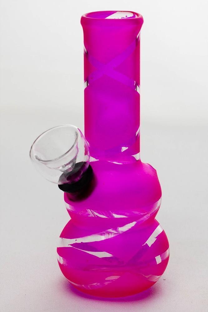 5 color glass mini water bong