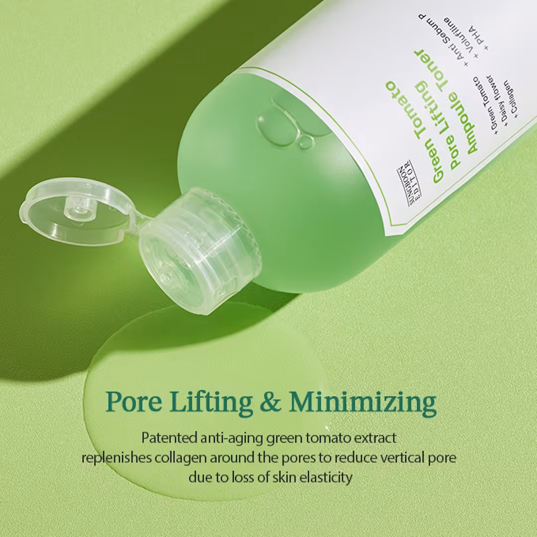 SUNGBOON EDITOR  Green Tomato Pore Lifting Ampoule Toner