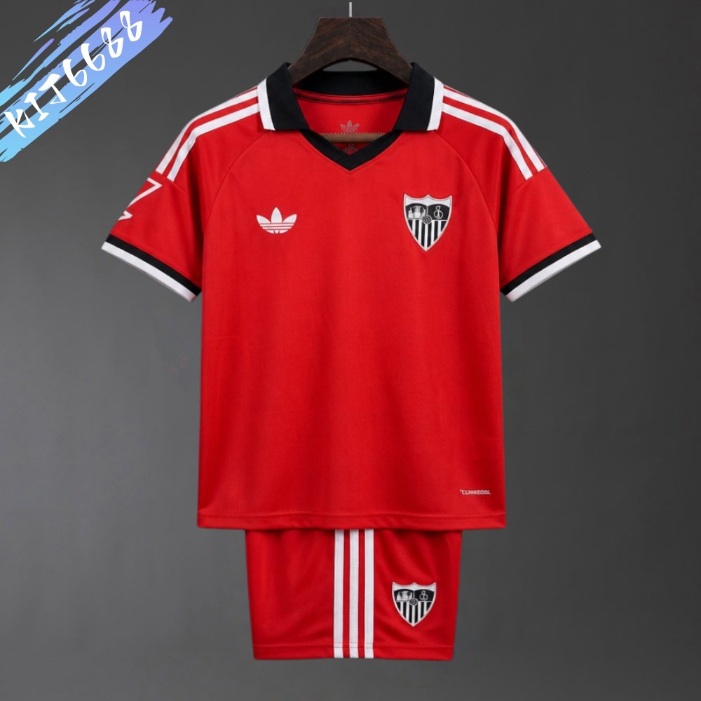 2026/2027 Sevilla Away Football Shirts (Kids Kit socks）