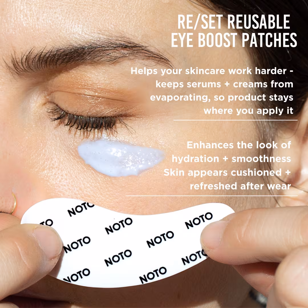 NOTO Botanics  Re/Set Reusable Eye Boost 100% Silicone Patches