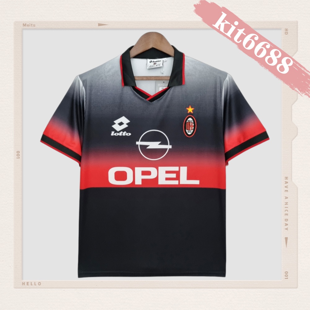 1995/1996 AC Milan Retro Black Training Shirt