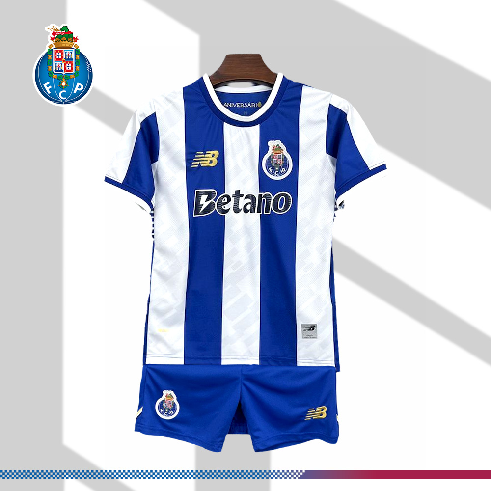 2025/2026 Porto Football Club Home Football Shirt（Kids Kit socks）