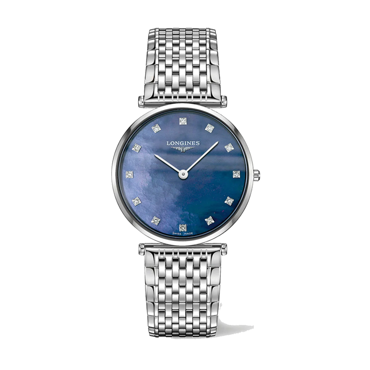 Longines La Grande Classique 29MM Blue Mother of Pearl Diamond Markers Watch L45124816
