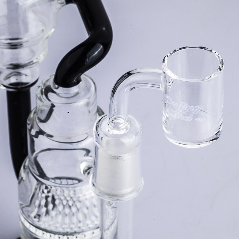 18mm Female Flat Top Quartz Banger With Thick 4mm Base
