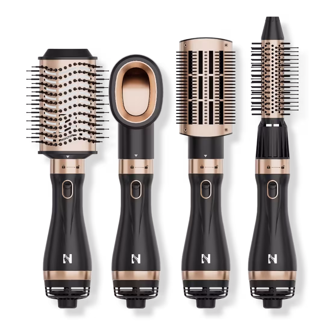 NICEBAY  Hot Air Brush with 4 Attachments