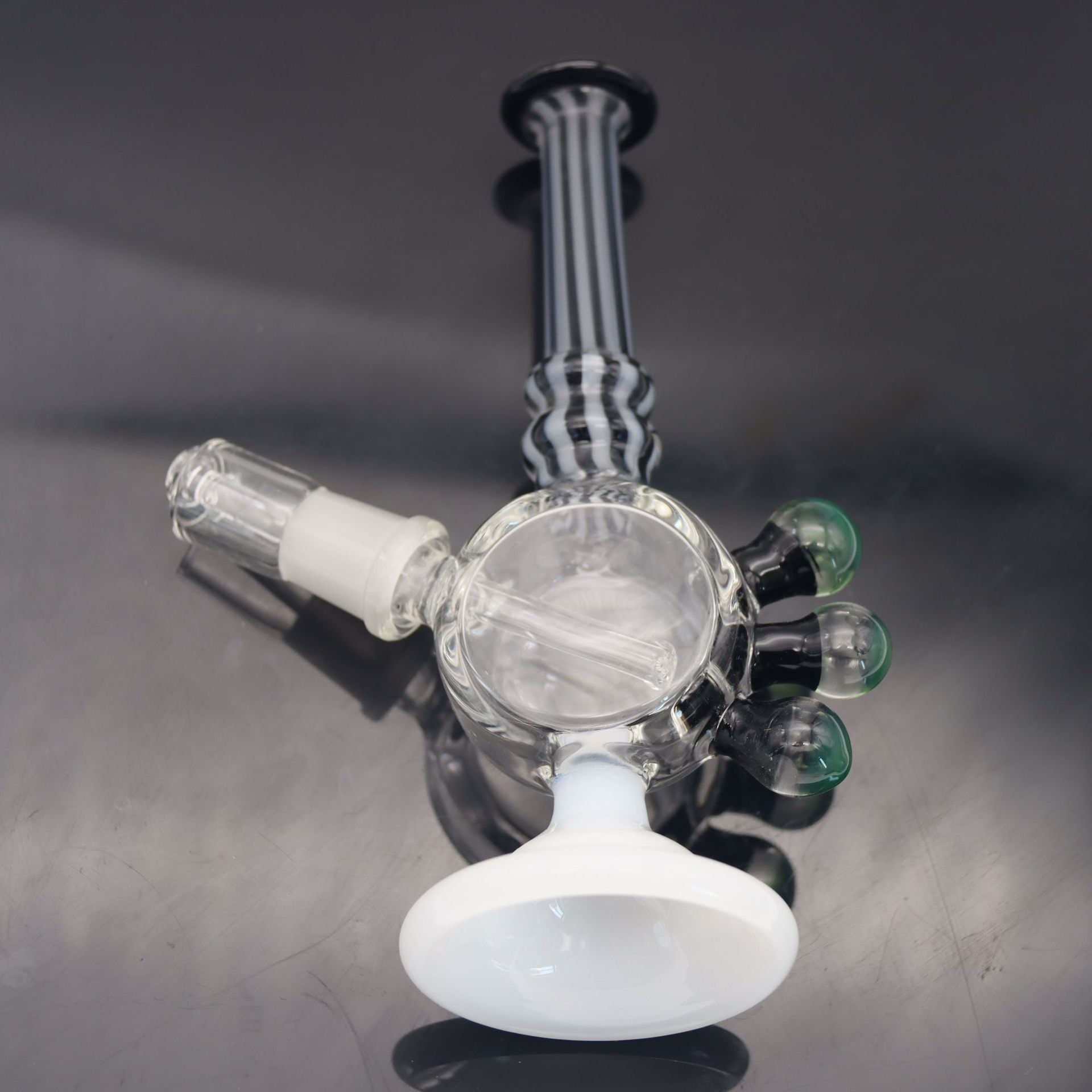 6 White Glass Dab Rig