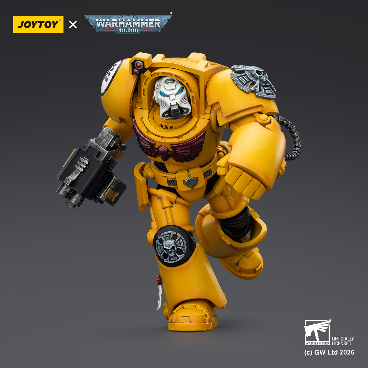 JOYTOY Warhammer 40k 1: 18 Imperial Fists Terminators - JOYTOY WORLD