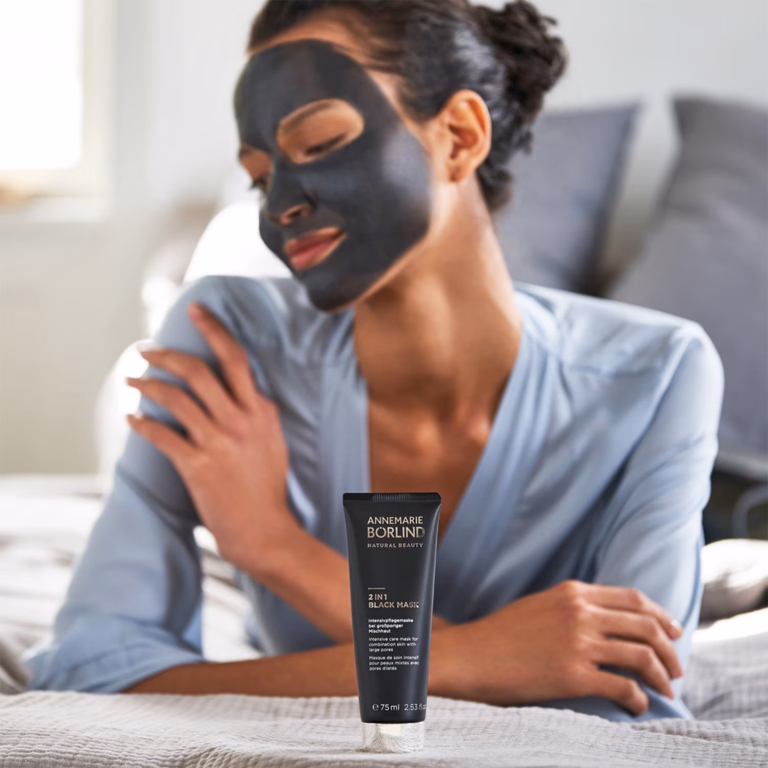 2 in 1 Black Mask
