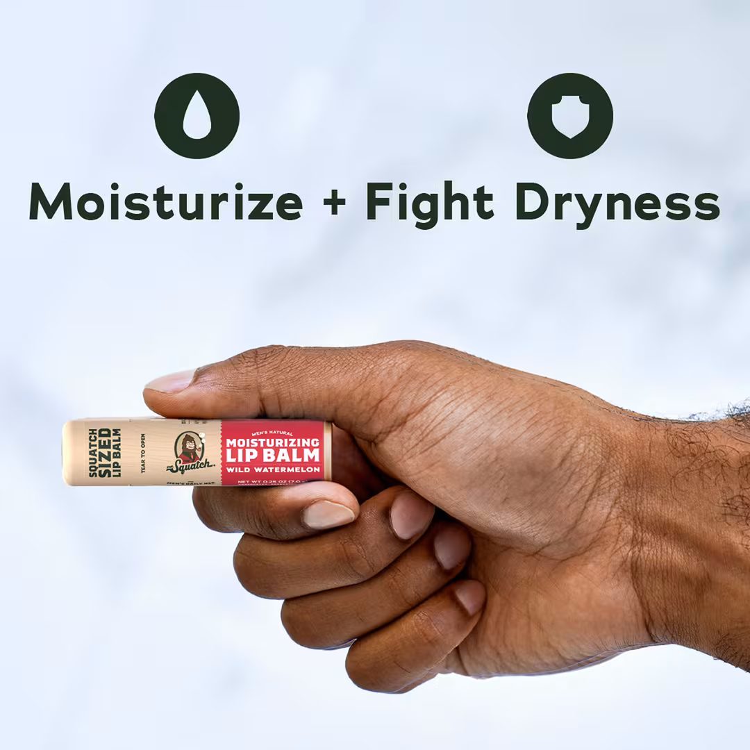 Dr. Squatch  Men's Natural Moisturizing Lip Balm