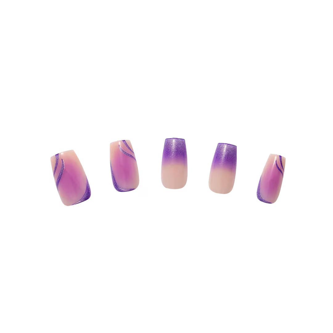 Nail Reformation  Purple Hour Press On Nails