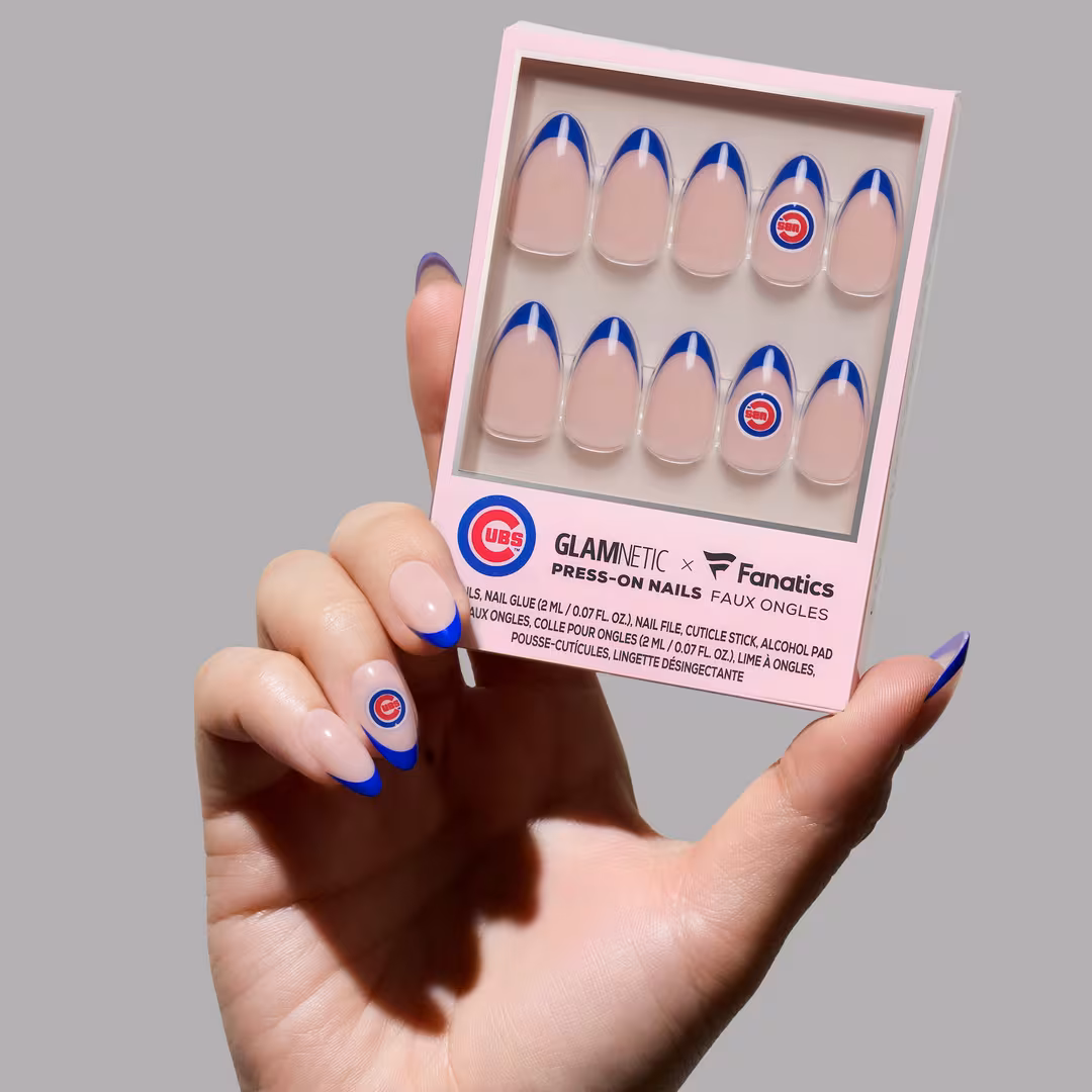 Glamnetic x Fanatics Nail  Chicago Cubs Press-On Nails