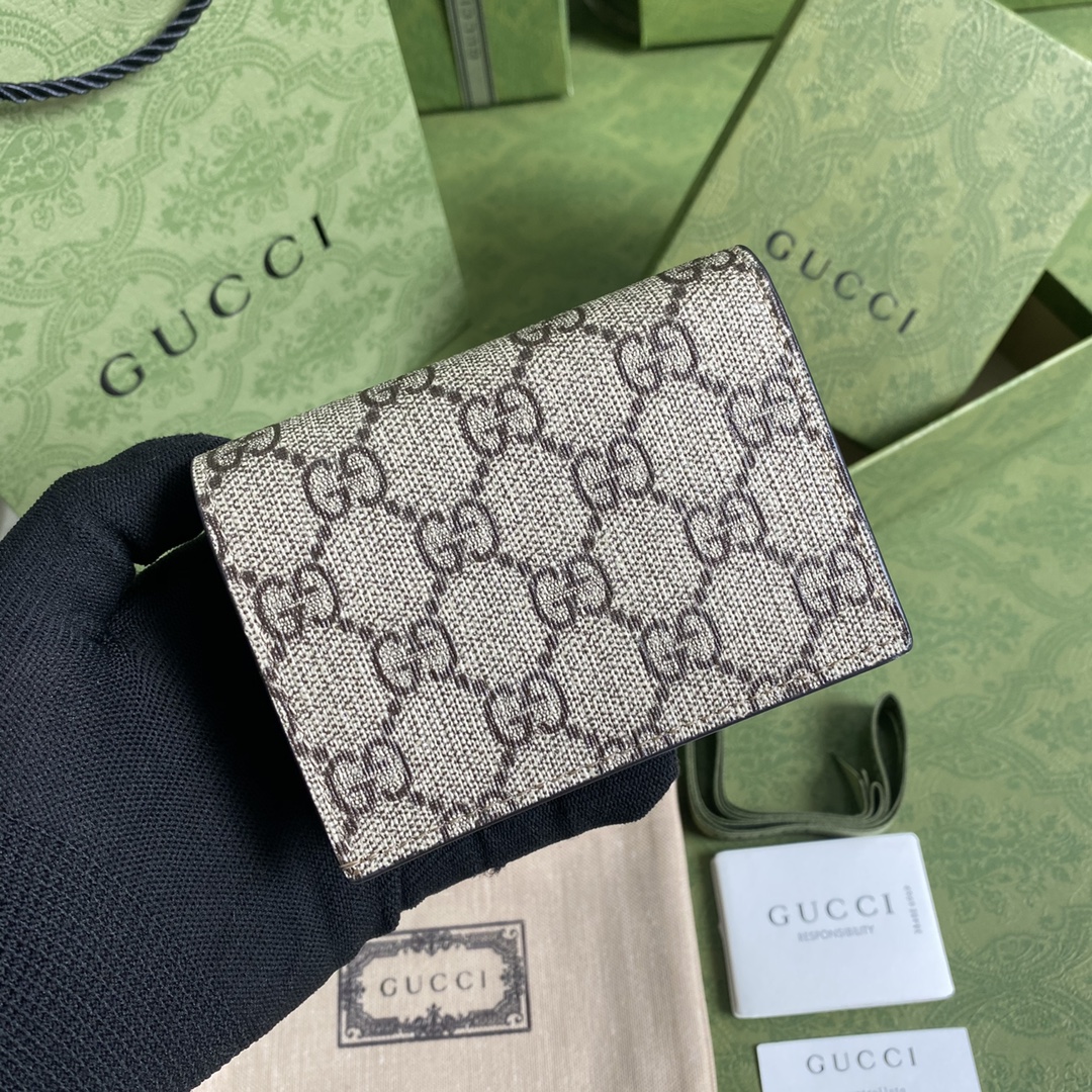 Gucci GG Marmont card case wallet 658610