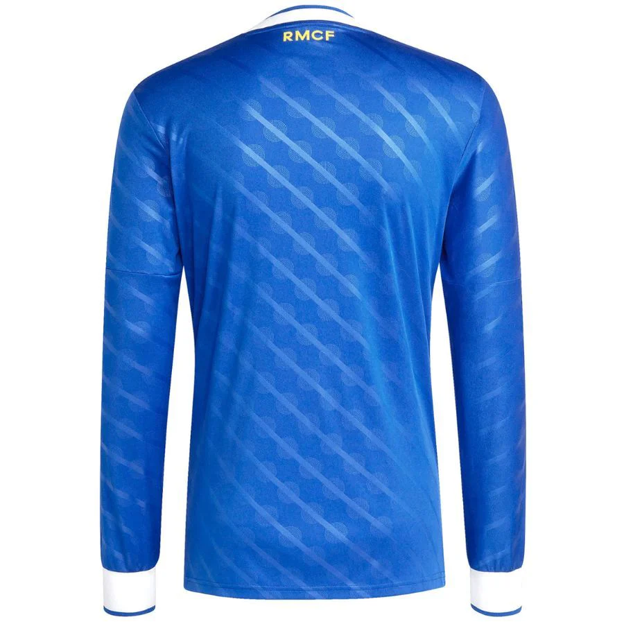 Real Madrid Long Sleeve Third Blue Jersey Men 2025 2026