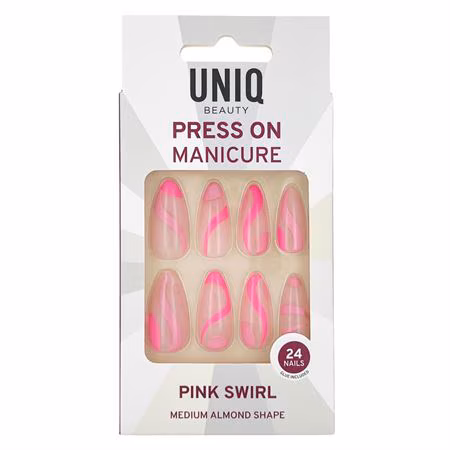 Pink Swirl Medium Almond
