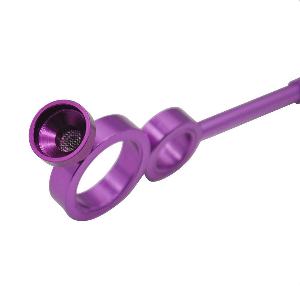 Creative Two Ring Weed Pipe