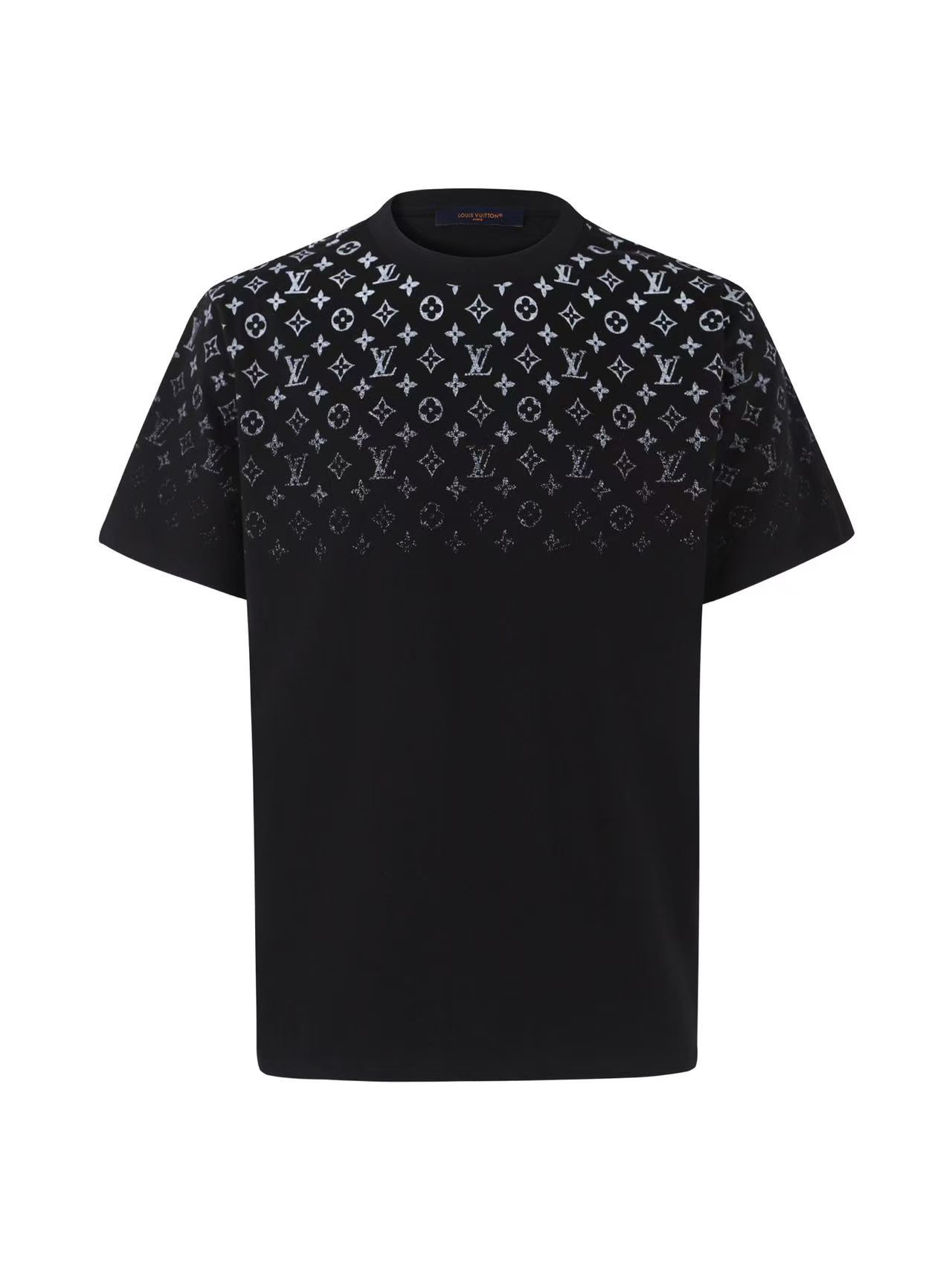 LV Monogram Gradient T-Shirt Short Sleeve Top