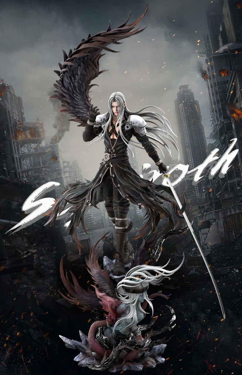 Final Fantasy - Sephiroth | 1:4/1:6 Resin Statue | by Hunter Fan Studio